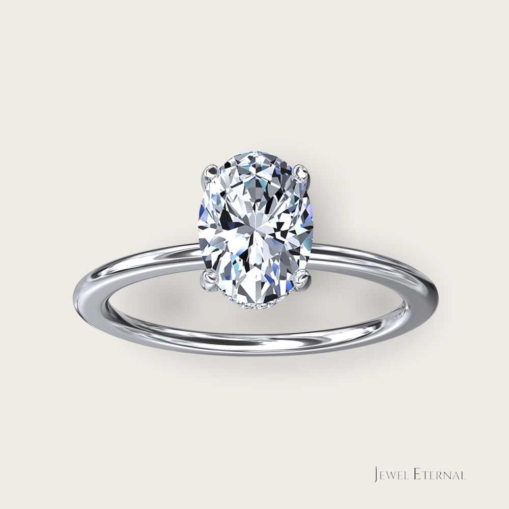 2.5ct Oval Moissanite Ring - Picture 17 of 17